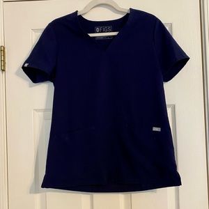 FIGS Casma 3 Pocket scrub top - S - Navy